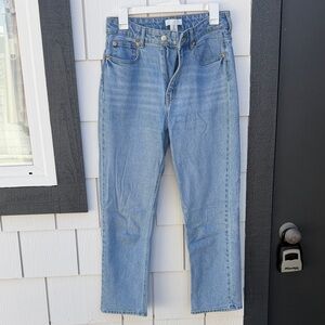 H&M Light Blue Straight-Leg Jeans